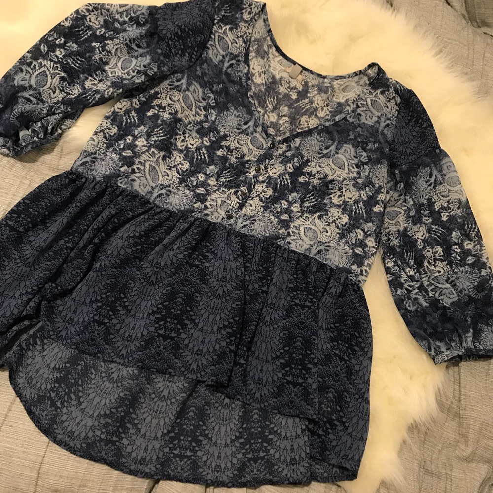 Urban outfitters peplum blouse